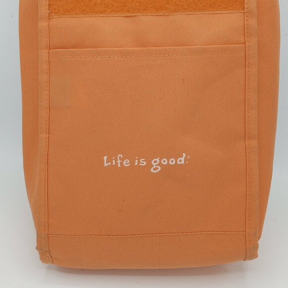 Life is Good Insulated Hook & Loop Lunch Bag with Handle - Picture 3 of 16